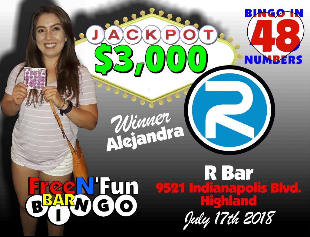 Jackpot Winner 2018 Alejandra A