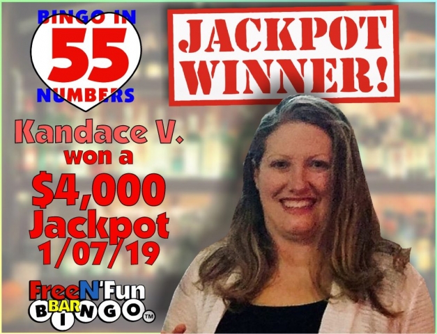 Jackpot Winner 2019 Kandace