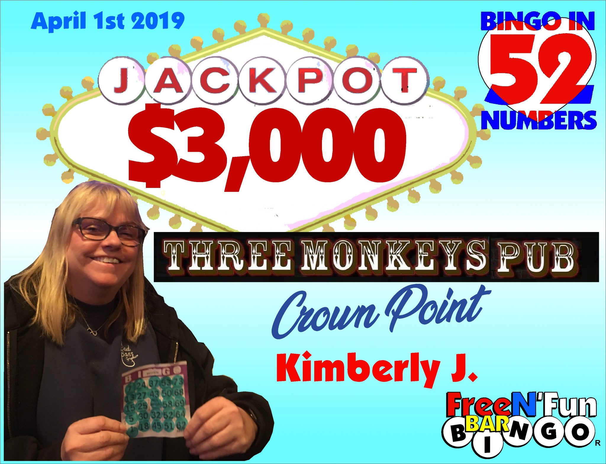 Jackpot Winner 2019 Kimberly