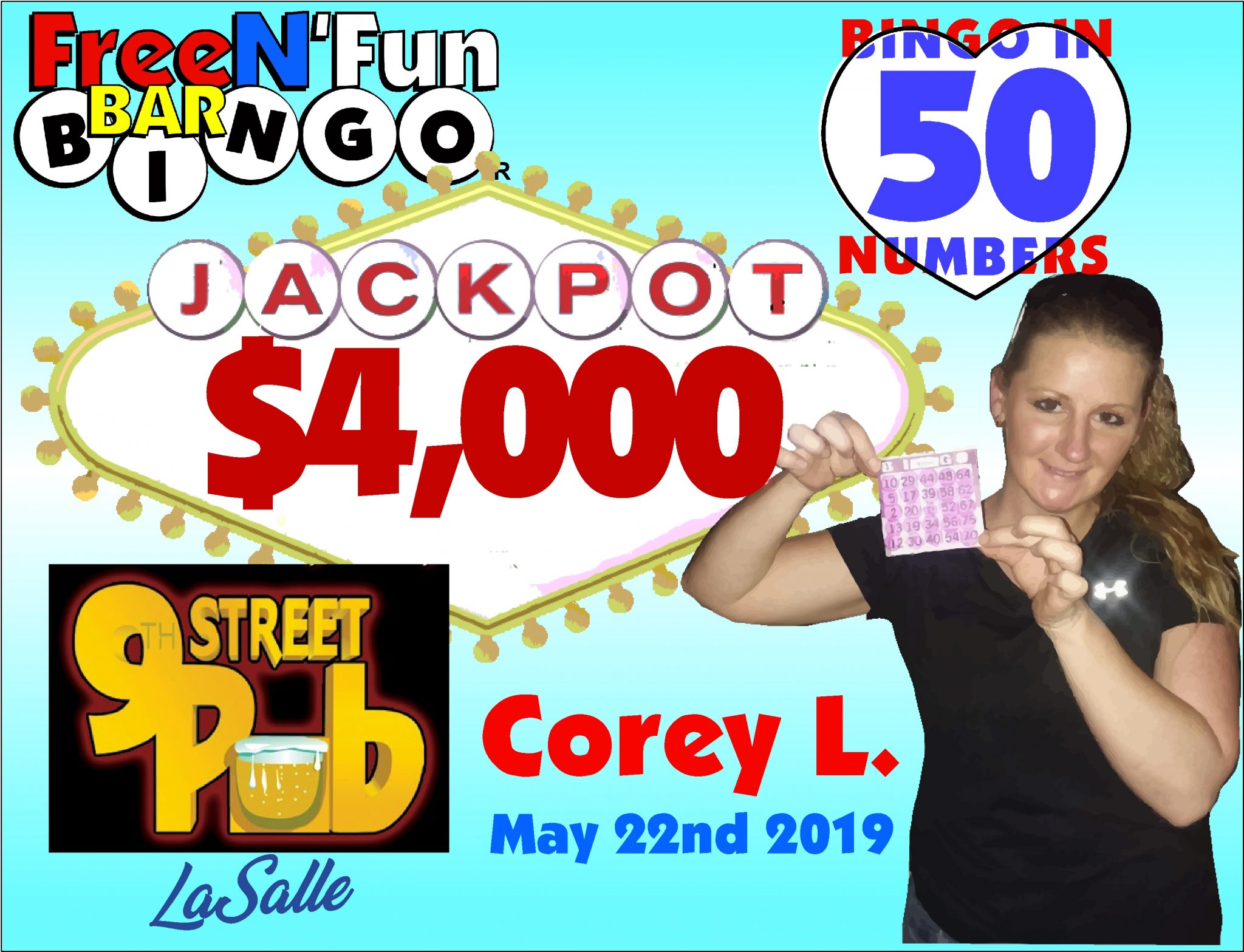 Jackpot Winner 2019 Corey