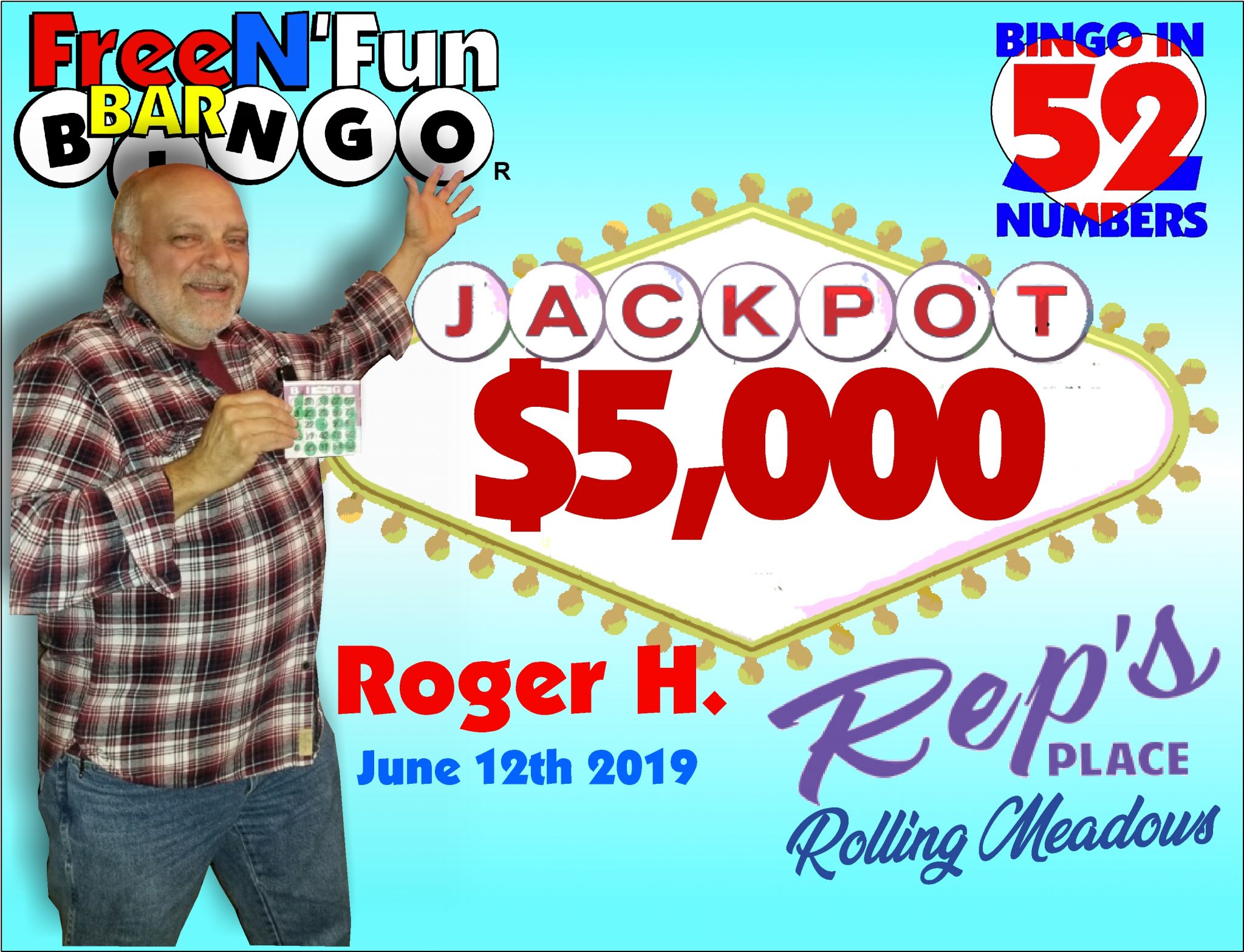 Jackpot Winner 2019 Roger