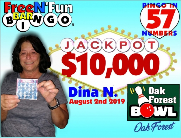 Jackpot Winner 2019 Dina