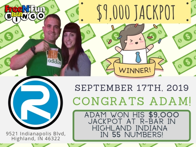 Jackpot Winner 2019 Adam