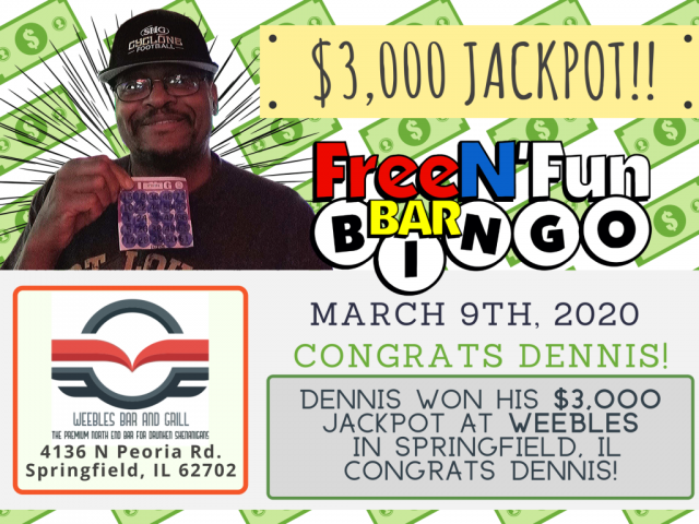 Jackpot Winner 2020 Dennis